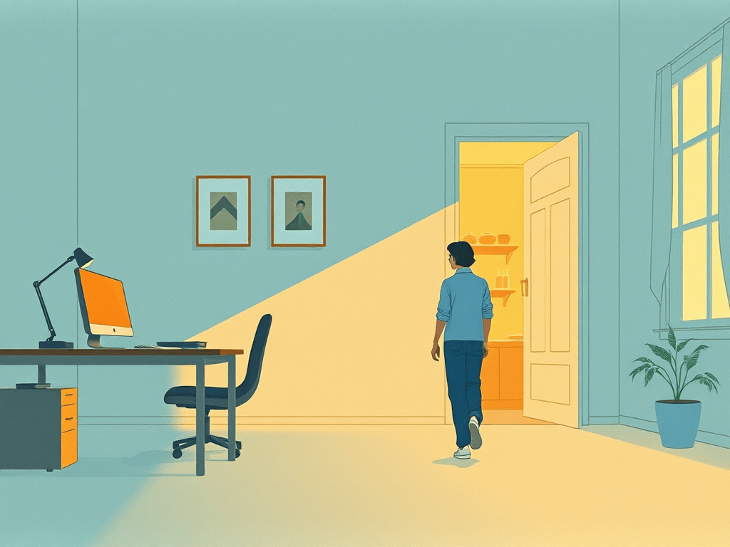 일에서 행복과 보람을 찾기 vs. 그러지&nbsp;않기